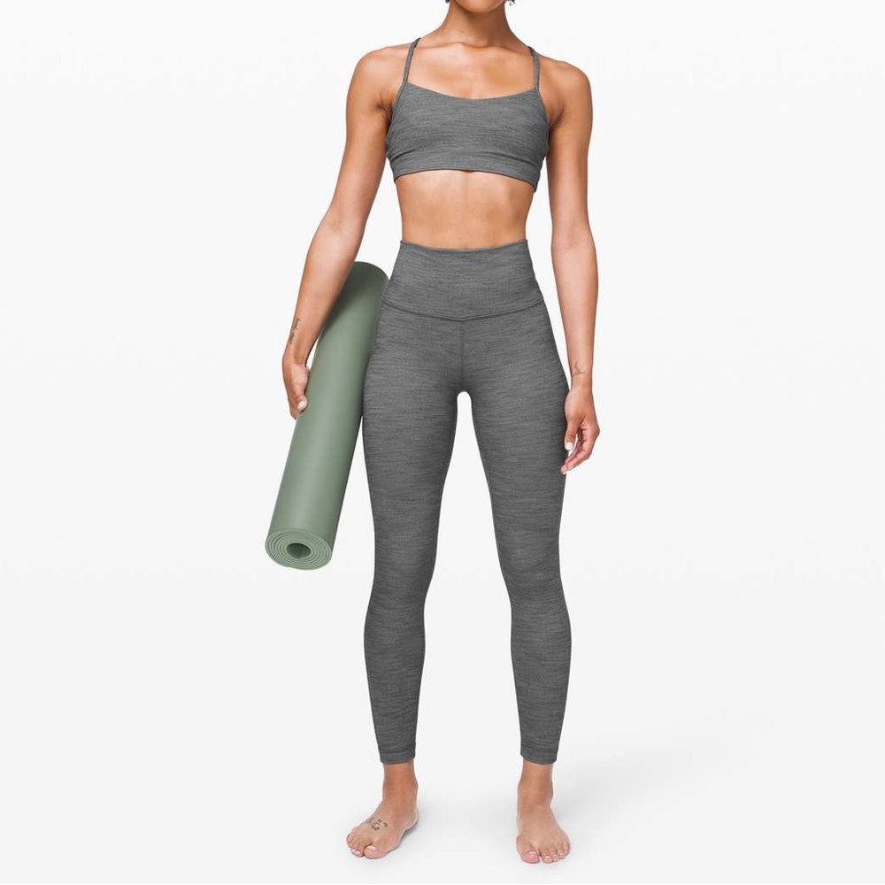 Herringbone Heathered Black White/Black Lululemon Align 25” Leggings